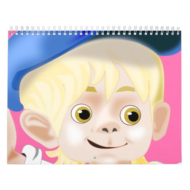Cute Kids Drawings Calendar (Cover)