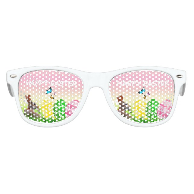 Cute Kids Easter Print Party Shades (Front)