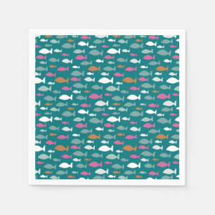 Cute kids fish pattern napkin