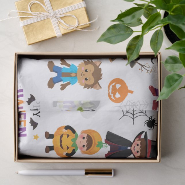 Cute Kids Halloween Costume Party Tissue Paper (Gift)