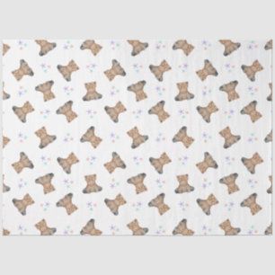 Cute Kids Highland Cow Barnyard Birthday Tissue Paper