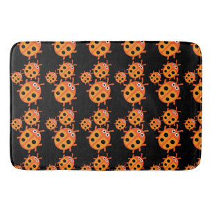 Cute Kids ladybird Family   Bath Mat