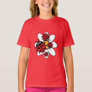 Cute Kids ladybird Family T-Shirt
