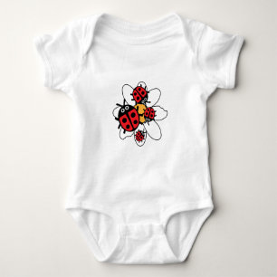 Cute Kids Ladybug Baby Bodysuit