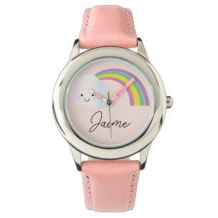 Cute Kids Magical Rainbow and Cloud Watch