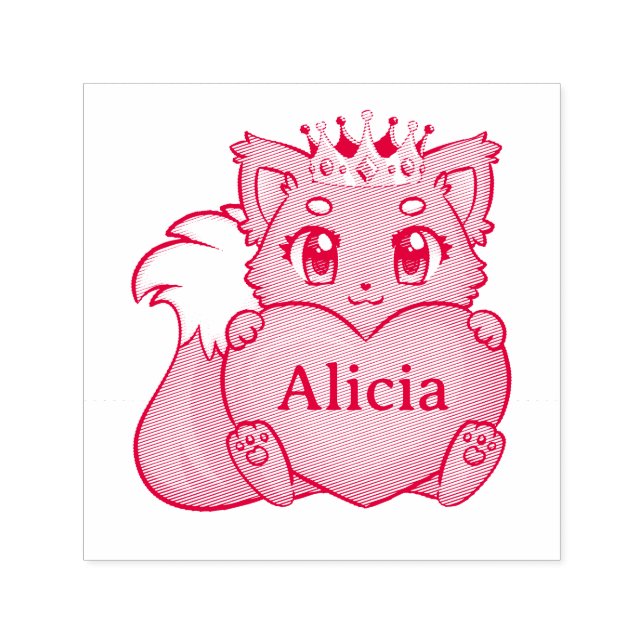 Cute Kids Name Self-inking Stamp (Design)