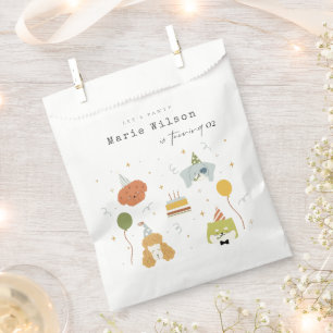 Cute Kids Party Puppy Dogs Any Age Birthday Favour Bag