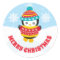 Cute Kids Red Christmas Jumper Penguin