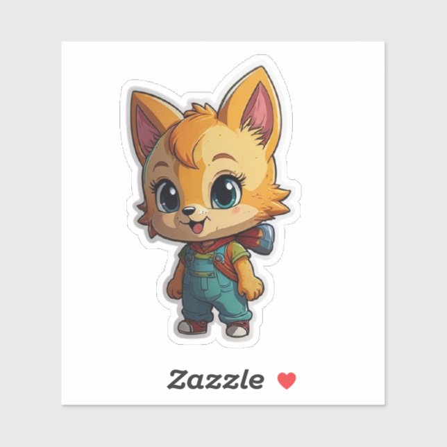 Cute Kids Stickers for School & Craft Projects (Sheet)