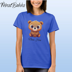 Cute Kid's Teddy Bear Cub Animal Cartoon Graphic T-Shirt
