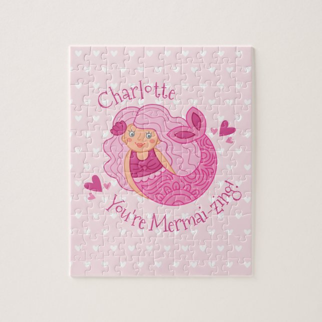 Cute Kids Valentine Holiday Jigsaw Puzzle (Vertical)