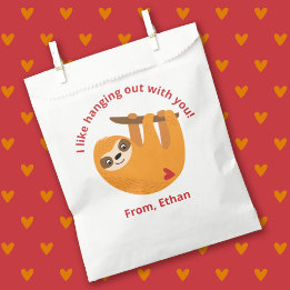Cute Kids Valentine School Classroom Favour Bag