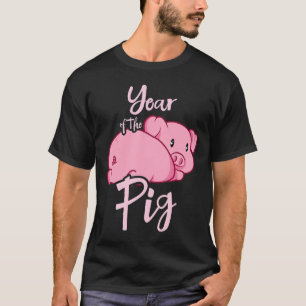 Cute Kids Year Of The Pig Chinese New Year Piggy T-Shirt