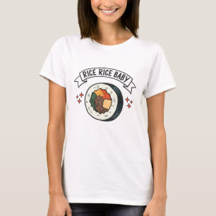 Cute Kimbap Lover Korean Food Funny Saying T-Shirt