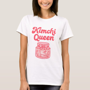 Cute Kimchi Funny Korean Food Pink Jar  T-Shirt