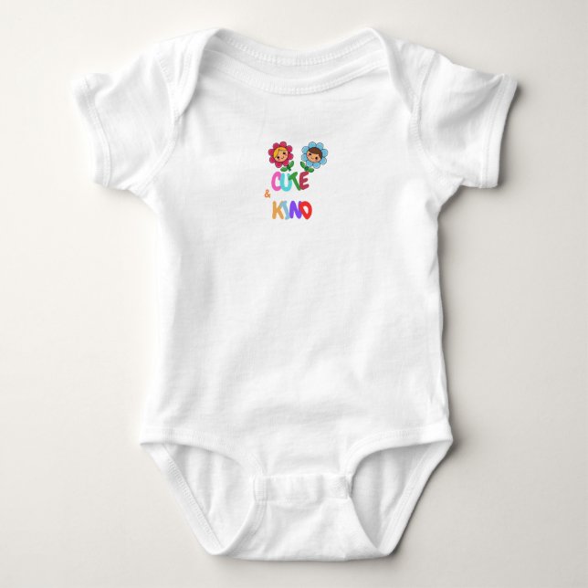 Cute & kind  baby bodysuit (Front)