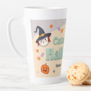 🧡 ✨ “Cute & Kind Halloween” Collection 🎃🌿 Latte Mug