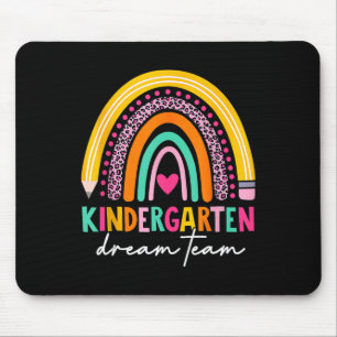 Cute Kindergarten Dream Team Back To School Teache Mouse Pad