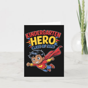 Cute Kindergarten Graduation Cl Of 2025 Grad Card