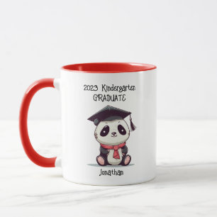Cute Kindergarten Graduation Panda Mug
