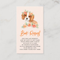 Cute King Charles Spaniel Peach Baby Book Request