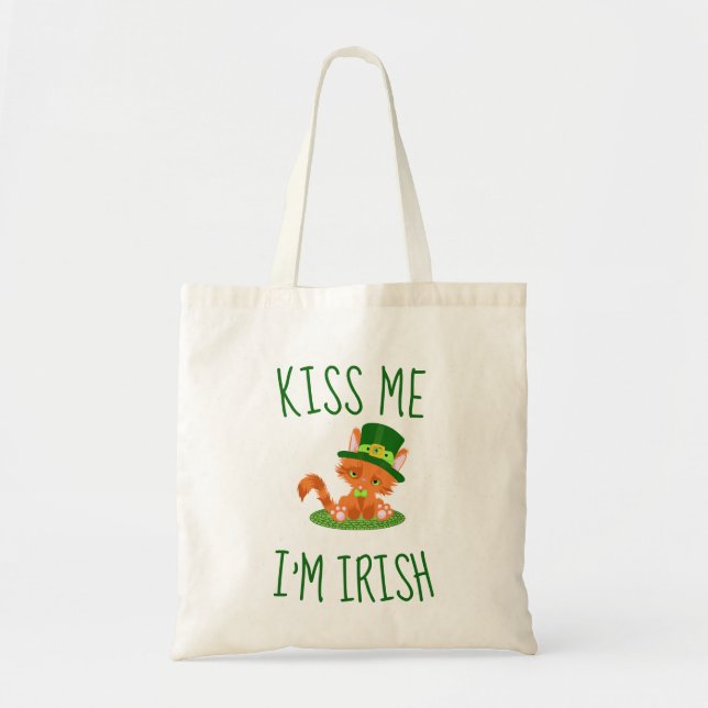Cute Kiss Me Je suis un Sac fourre-tout Amoureux d (Devant)