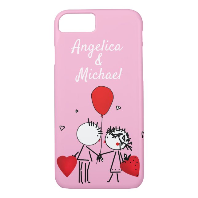 Cute, Kiss, wedding Case-Mate iPhone Case (Back)