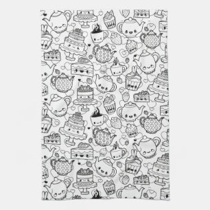 Cute Kitchen Pattern Kitchen Towel