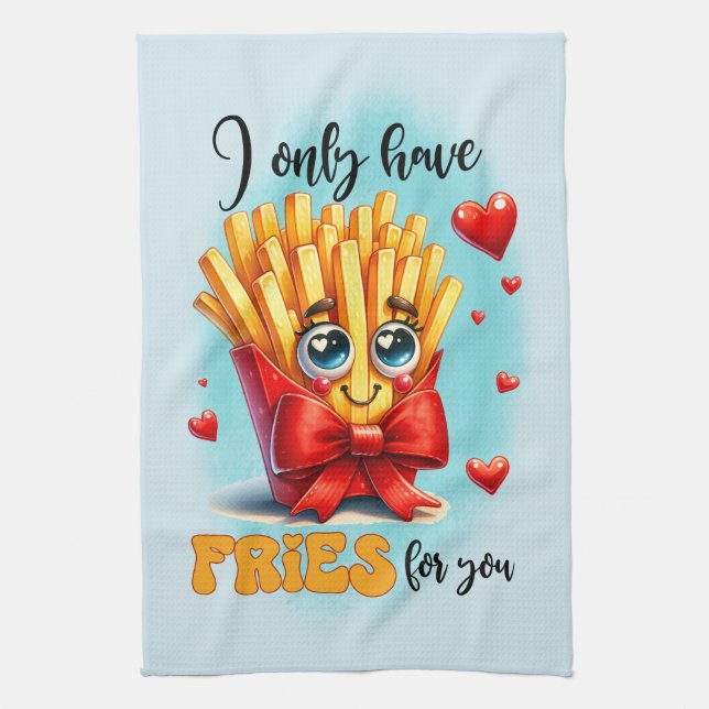 Cute kitchen pun word art  towel (Vertical)