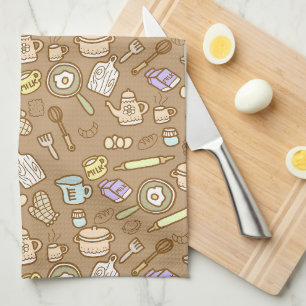 Cute Kitchenware Brown  Kitchen Towel