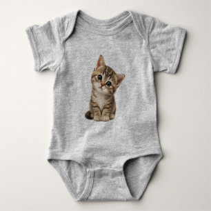 Cute Kitten Baby Bodysuit – Adorable Cat Infant On