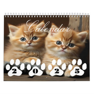 Cute Kitten Calendar 2025 Perfect Cat Lovers Gift