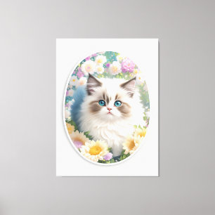 Cute Kitten Canvas Print