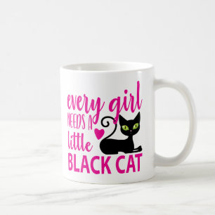 Cute Kitten Cat Mom Kitty Halloween Black Cat Coffee Mug