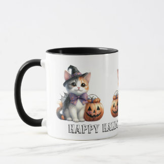 Cute Kitten Costume Cat Halloween Mug