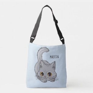 Cute Kitten custom name & colour bags