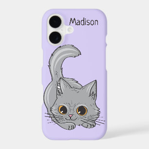Cute Kitten custom name & colour phone cases