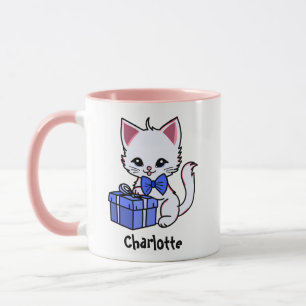 Cute Kitten drawing with Gift Mug