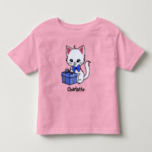 Cute Kitten drawing with Gift Toddler T-shirt