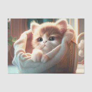 Cute Kitten for Cat Lovers Tissue Paper