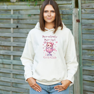 Cute Kitten in Bubble Cup Hoodie