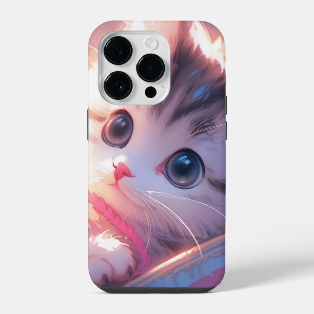 Cute kitten iPhone / iPad case (Back)