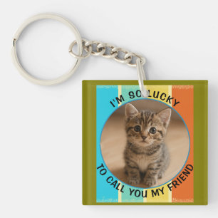 cute kitten keychain