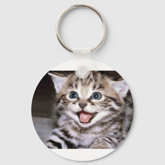 Cute Kitten Keychain (Front)