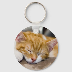 Cute Kitten Keychain