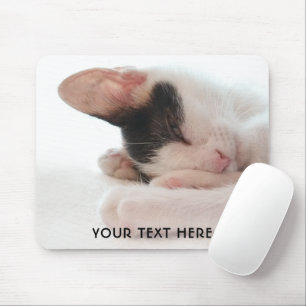 Cute Kitten or Your Photo Simple Keepsake Mouse Pad