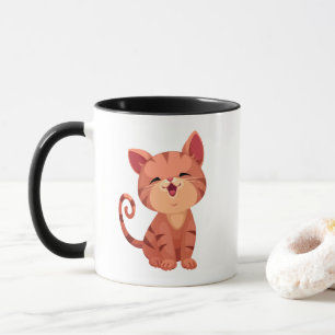 Cute Kitten Orange Tabby Tiger Cat Kitty Mom Mug