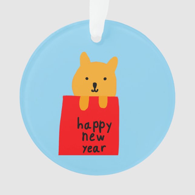 cute kitten ornament (Front)