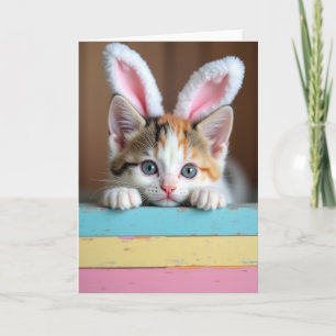 Cute Kitten Photo Greeting Card