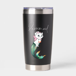 Cute Kitten Purrmaid – Fun Mermaid Cat Design Insulated Tumbler